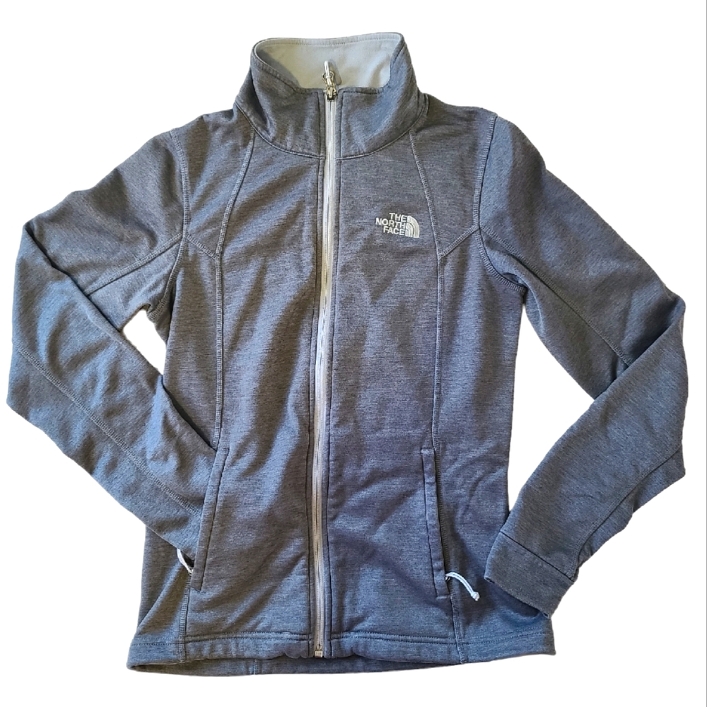 North Face Grey Women's Zip Up Jacket